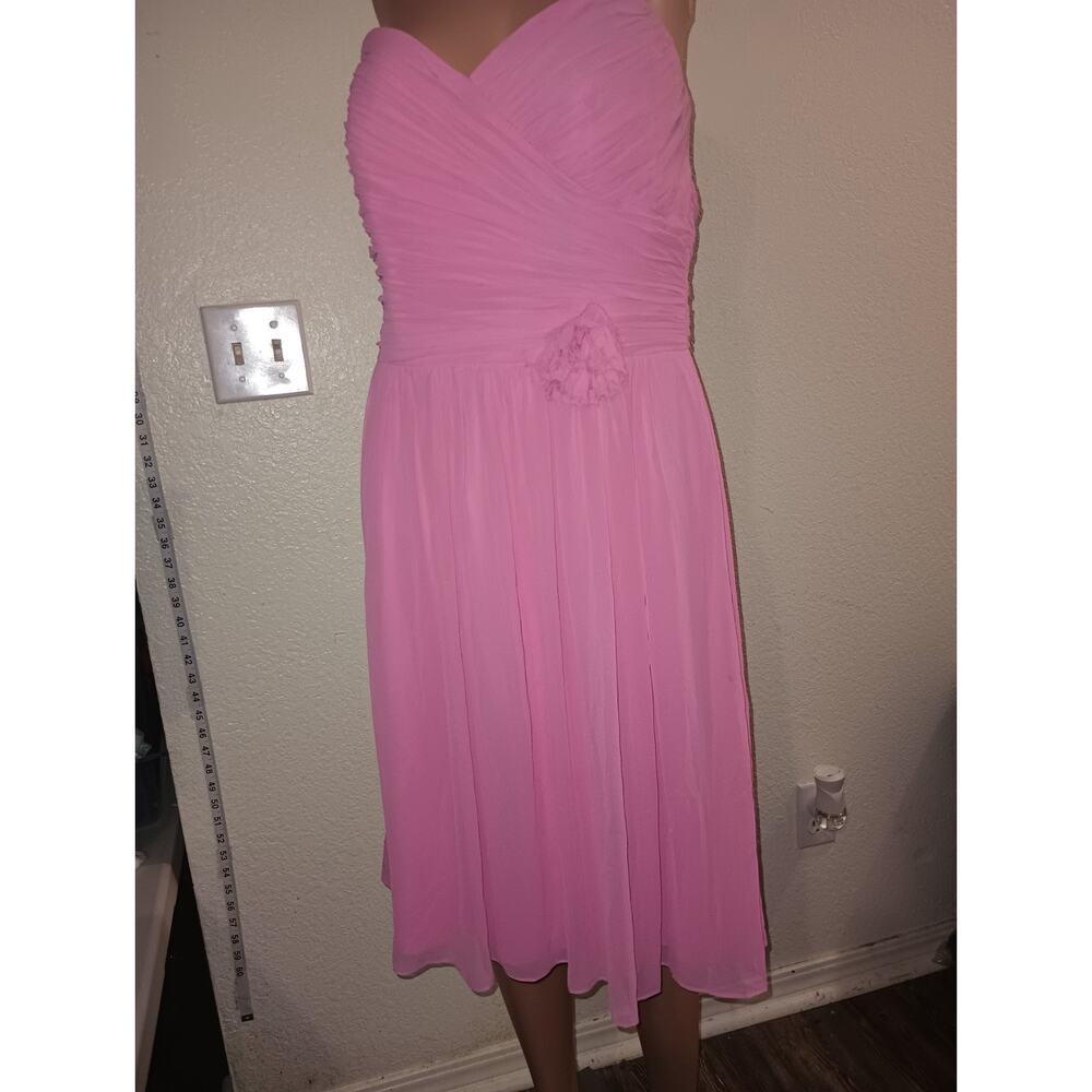 After Six Pink Strapless Sweetheart Gown Size 8 W011 - Picture 3 of 12